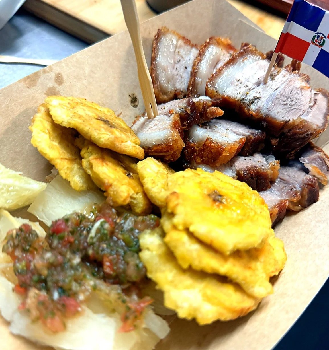 Chicharrón frisch aus dem Foodtruck